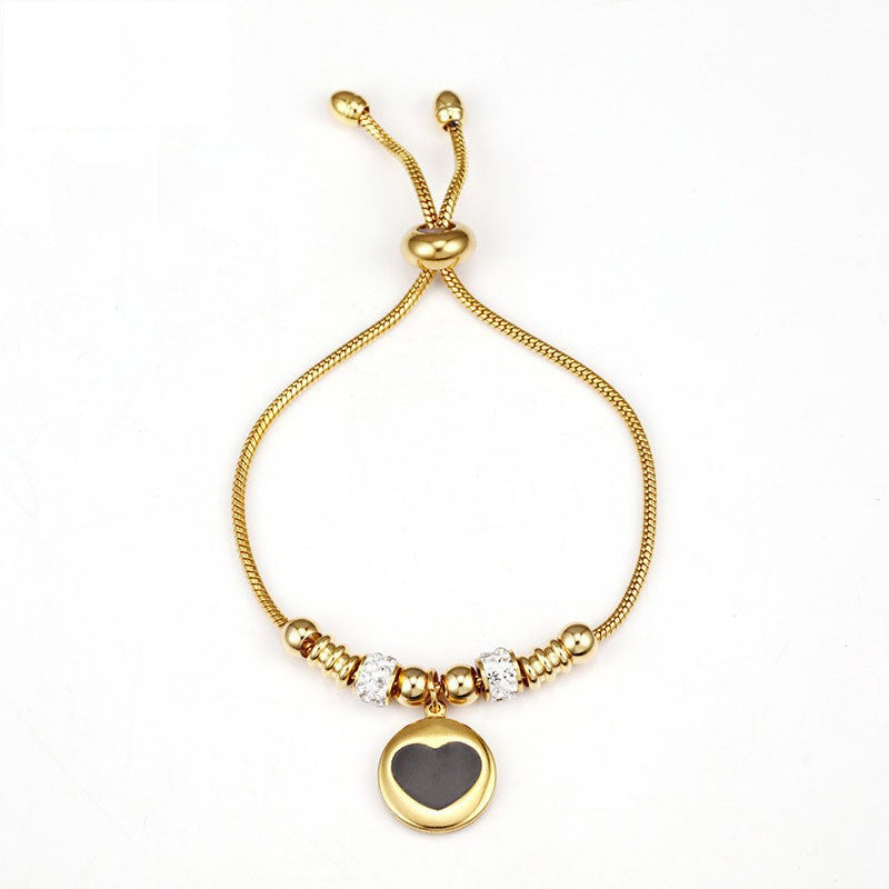 Gold Evil Eye Bracelet with Crystal Accents - Aurora Adorn