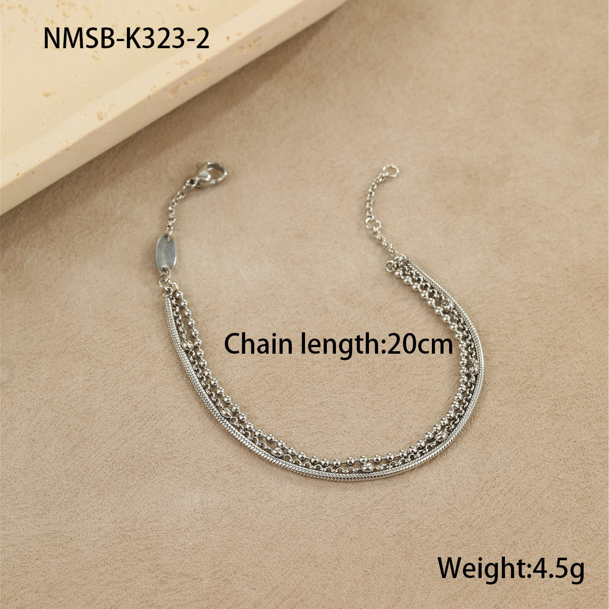18K Gold Plated Stainless Steel Bracelet – Elegant Layered Chain Anklet/Bracelet for Women - Aurora Adorn